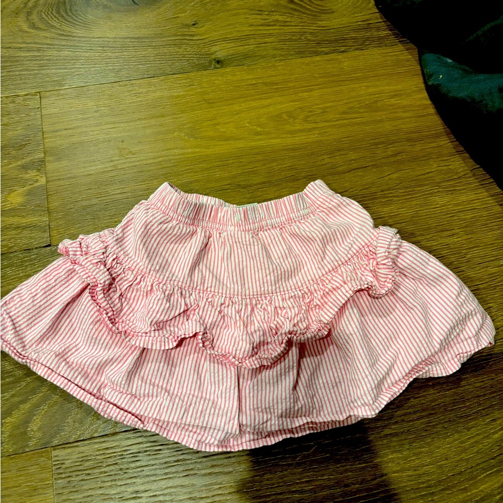 Luigi Kids Skort - pink stripe - size 3T